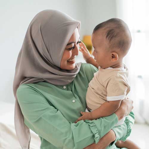 Woman and baby Woman and baby