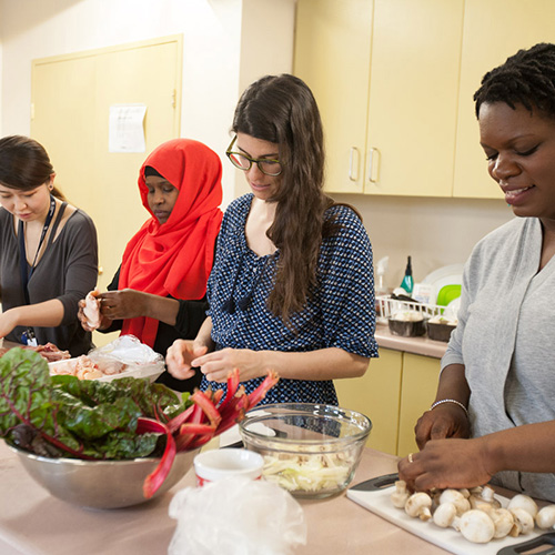 Preparing Food